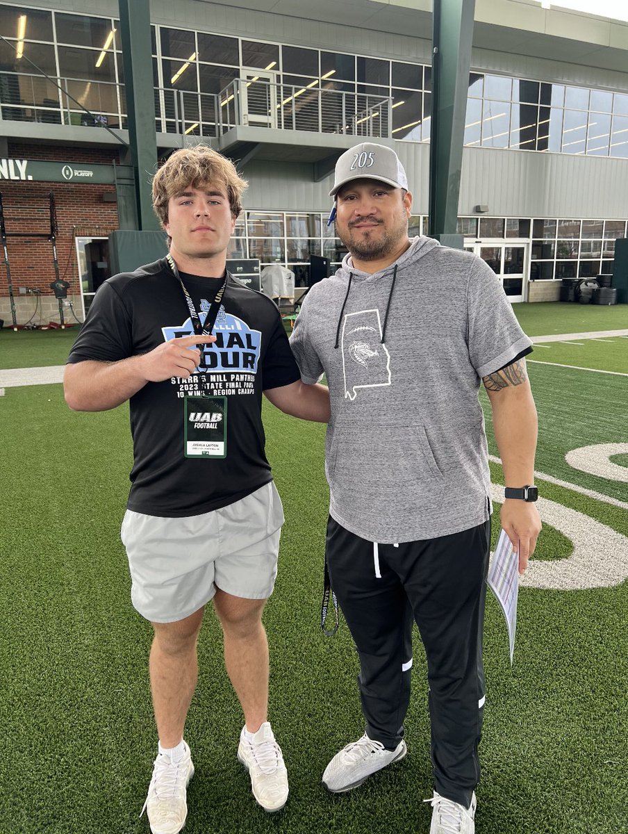 I had a great time at UAB today @si_one11 @CoachHenDo88 @UABRecruiting @UAB_FB @BenMoore247 @SMHSfootball @RecruitGeorgia @SMRecruiting1