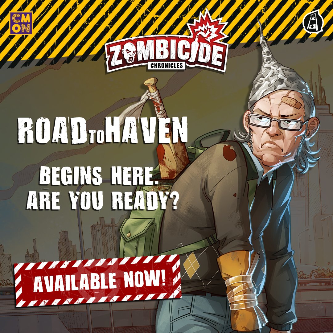 CMONGames's tweet photo. 🎉🧟‍♂️ Today's the day, survivors! 'Zombicide Chronicles: Road to Haven' is now available in retail! It's time to gather your squad and embark on the most challenging journey yet. 🚀💥

Join us on this epic adventure and find out if you have what it takes to reach Haven. 🛡️🌆 https://t.co/5swkhgkNIr