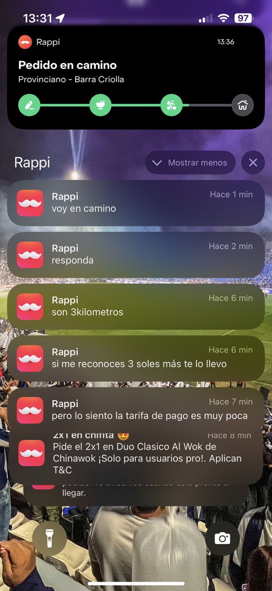 RobPER27's tweet photo. Hola @PeruRappi me puedes decir que le respondo a tu motorizado? Esto lo podríamos llamar extorsión en los tiempos modernos. https://t.co/K7Dl6au5dA
