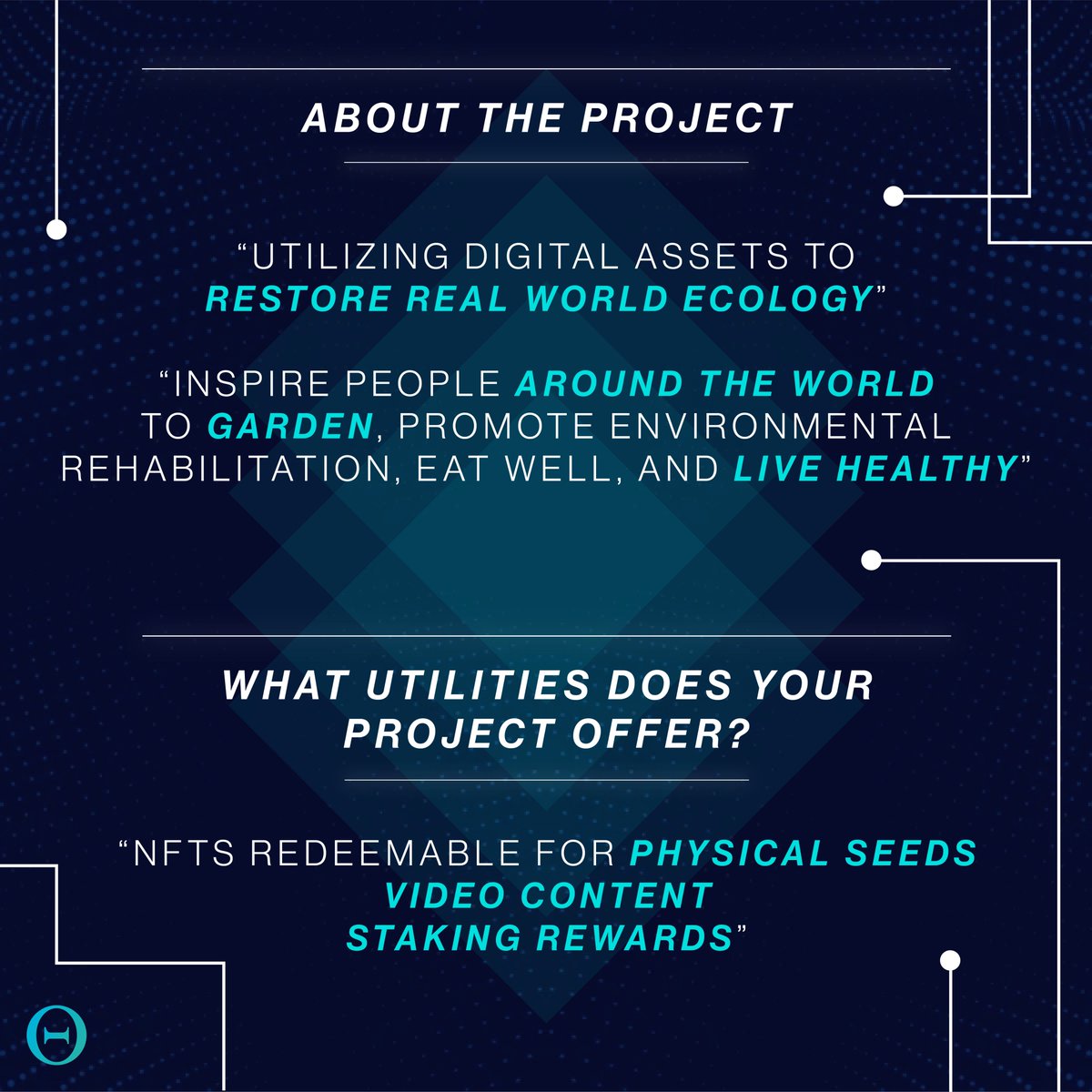 OpenTheta's tweet photo. ๐ผ๏ธ Theta Seeds: Where digital assets meet real-world ecology. Redeem NFTs for physical seeds, unlock exclusive video content, and enjoy staking rewards. ๐ฟ #BlockchainArt #ProjectDrop https://t.co/8kEKfpl4jF