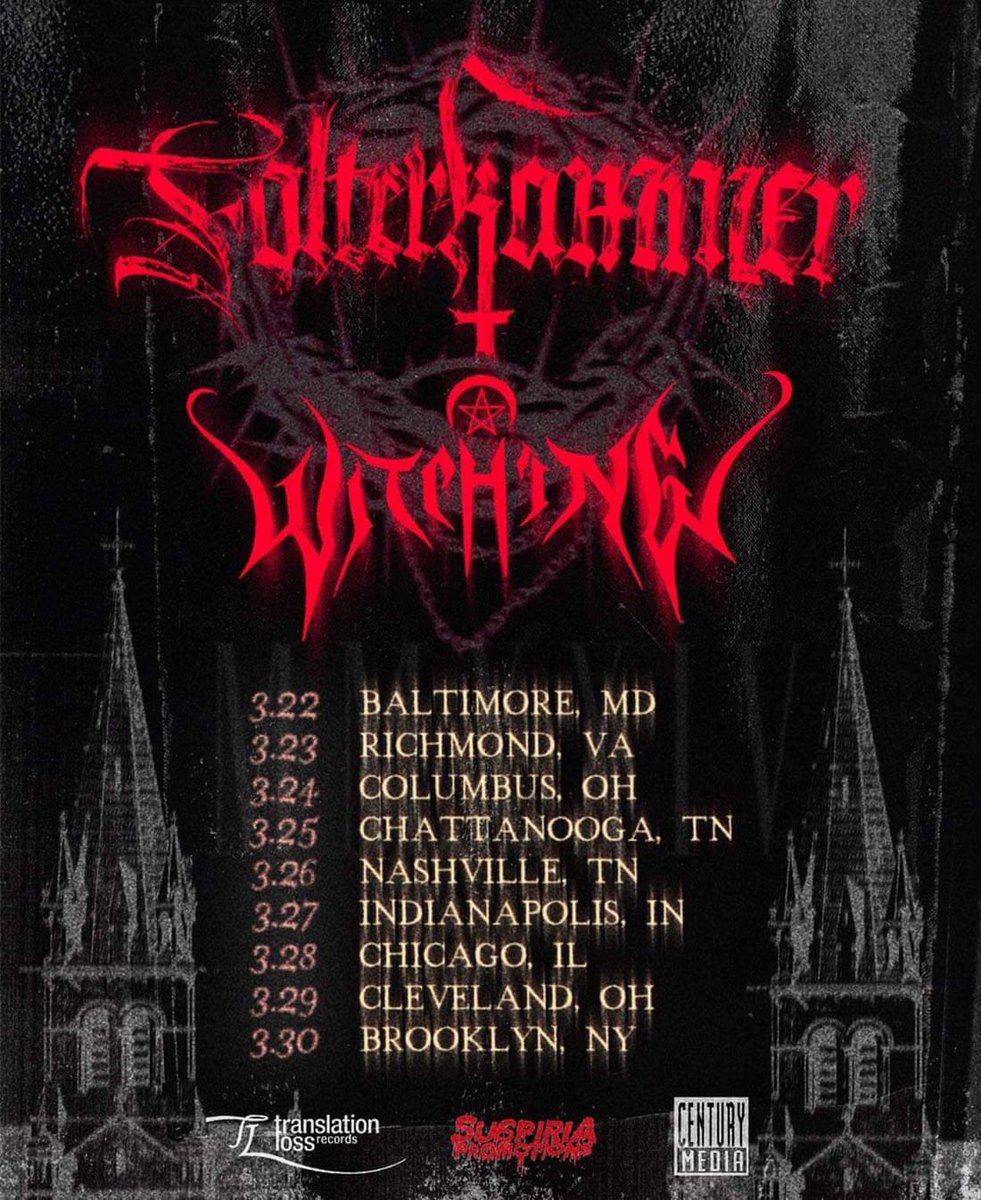 witchingphilly's tweet photo. WITCHING x @folter_kammer 🔥🤘 https://t.co/MgONuH9a5B