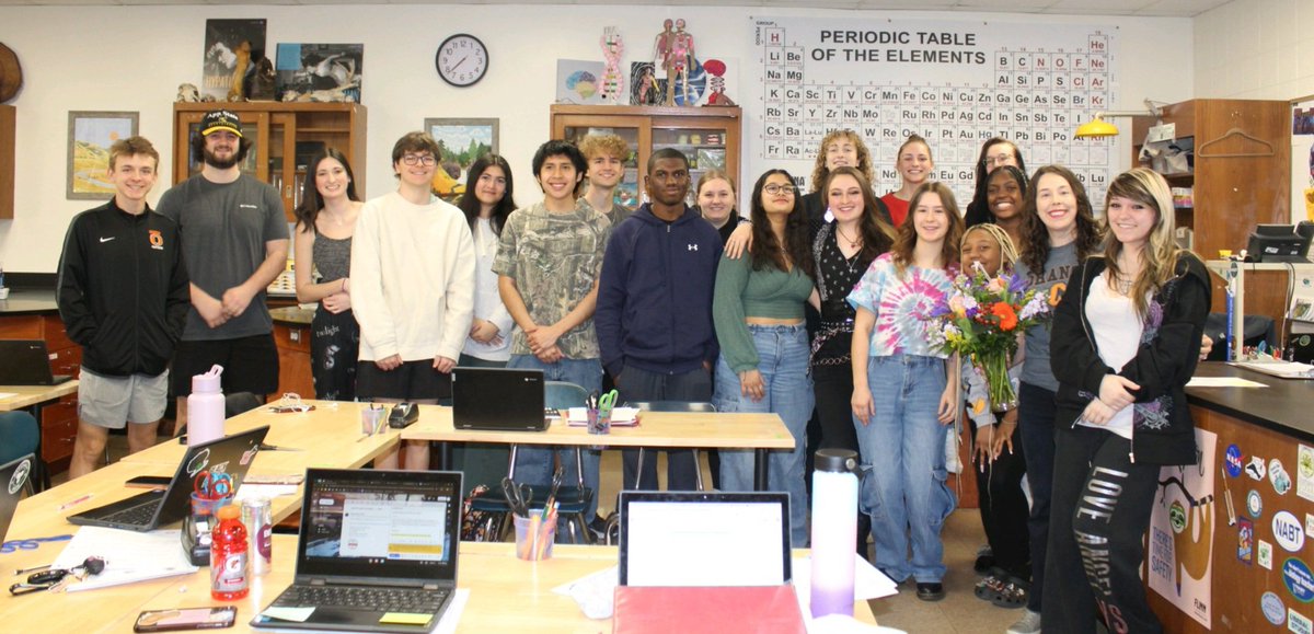 OrangeHS_NC's tweet photo. Huge congratulations to Orange High School's Teacher of the Year, Ms. Andromeda Crowell!  Very well deserved. @OrangeCoSchools https://t.co/xSrgAZCIlt