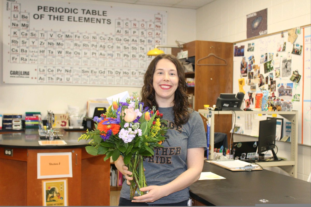 OrangeHS_NC's tweet photo. Huge congratulations to Orange High School's Teacher of the Year, Ms. Andromeda Crowell!  Very well deserved. @OrangeCoSchools https://t.co/xSrgAZCIlt