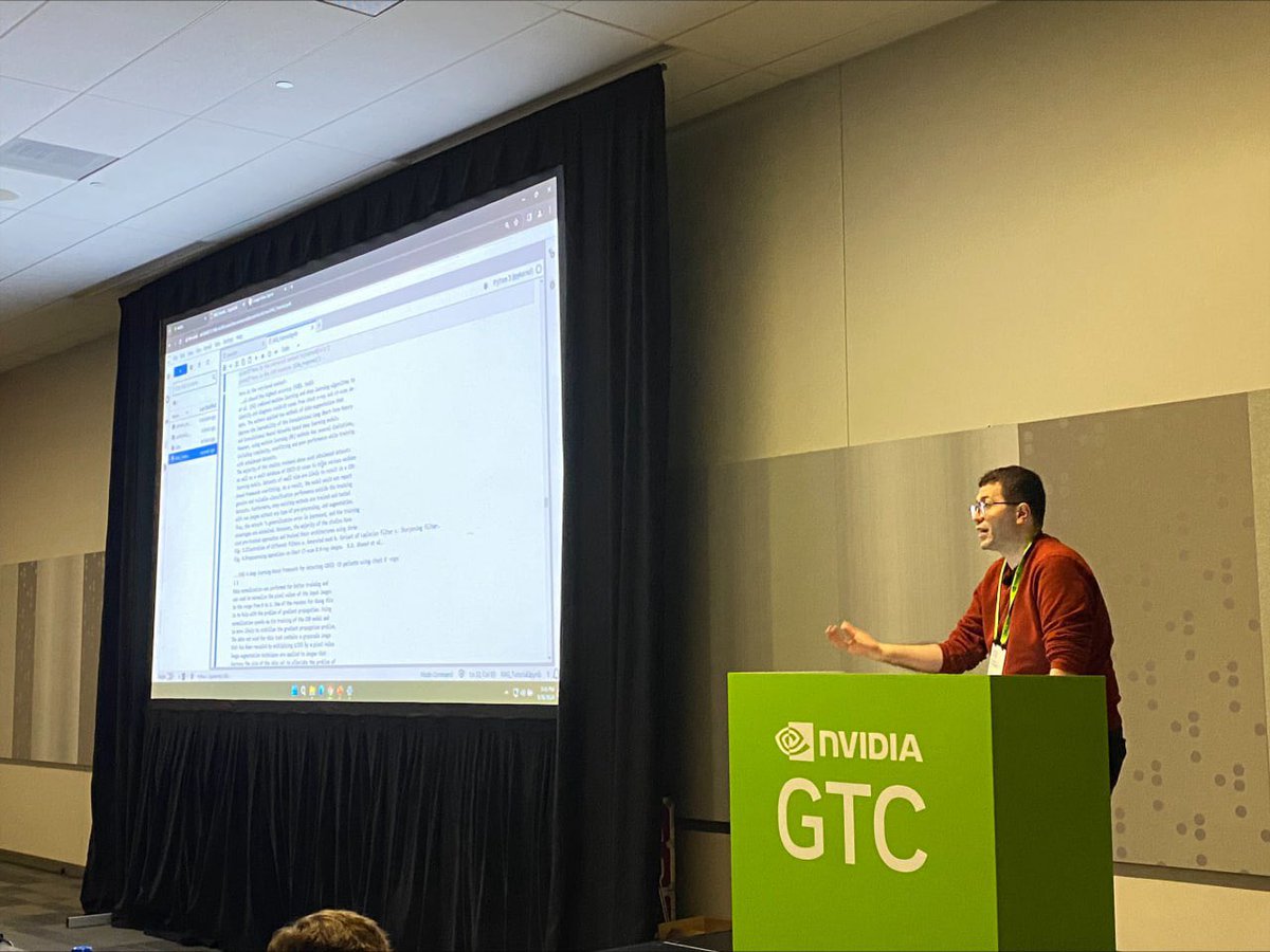 PRouzrokh's tweet image. @ShahriarFaghani & I had the pleasure this week to hold a workshop on applying #conformalprediction to large language models' retrieval at the @nvidia #GTC2024. Thanks to all attendees, and to organizers, TAs, & specially, @thecoopergamble for their help in organizing this event.