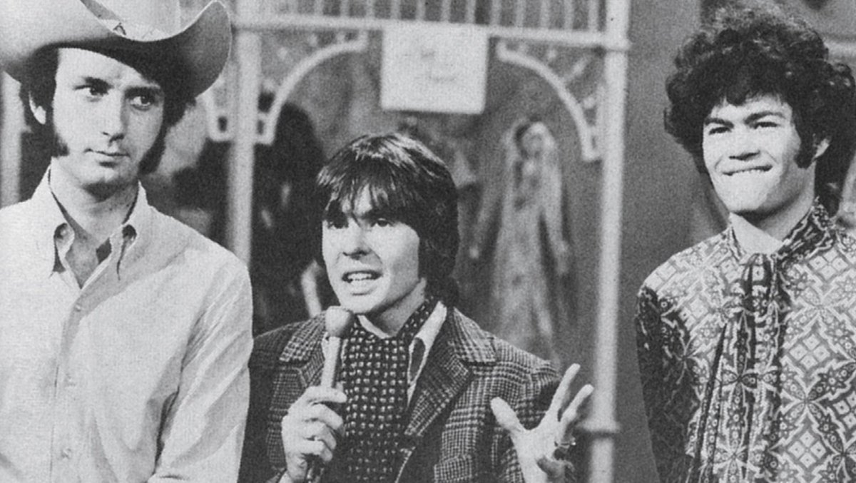 On this day in 1969, Mike, Micky, and Davy appear on 'Happening '69' in an episode entitled 'Monkee Day.' The trio clown around with the resident house band, Paul Revere and the Raiders, and their latest single plays as a backdrop to the antics.