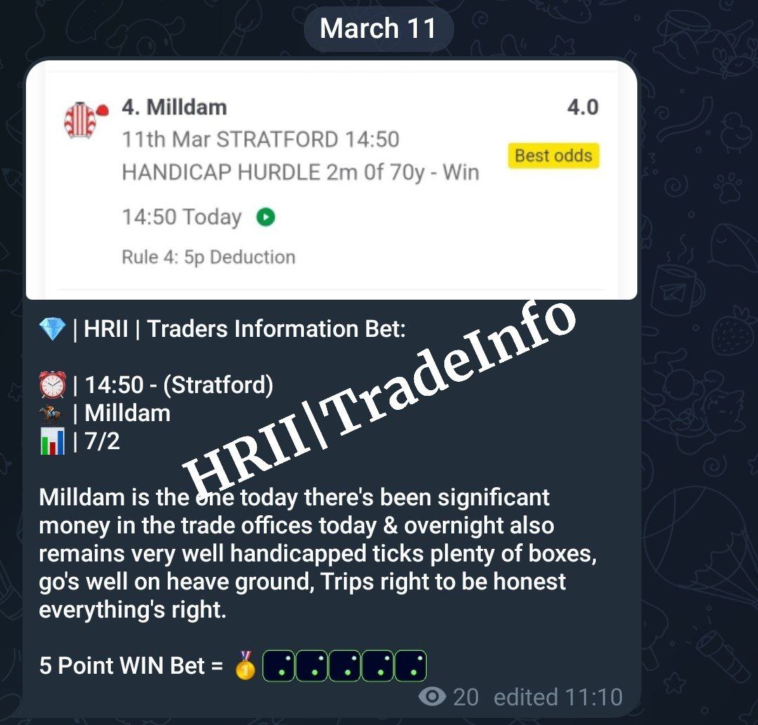 HighRollerzRace's tweet photo. https://t.co/z3dMG2Gucr

#HorseRacingTips #Horses #Racing #Tips #Info #advice #bets #gamble #win #winners #VIP https://t.co/4STO31FQVQ