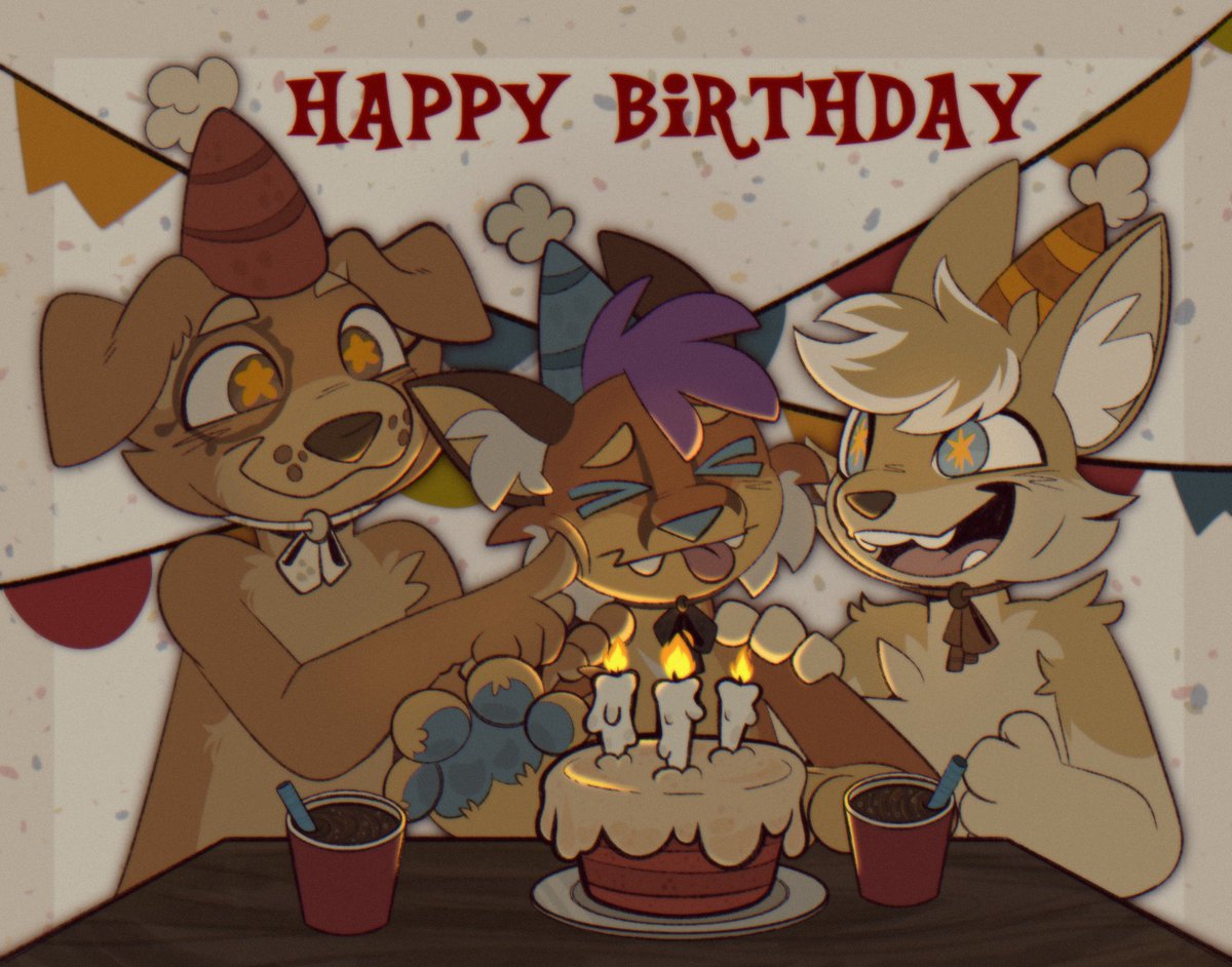 Thank you for the bday gift <a href="/lucthelab/">Luc</a>!!
I’m happy that I have been fortunate enough to get to know you and Marlo. You guys mean a lot to me 🧡
🎨: caramel_likoy on FA