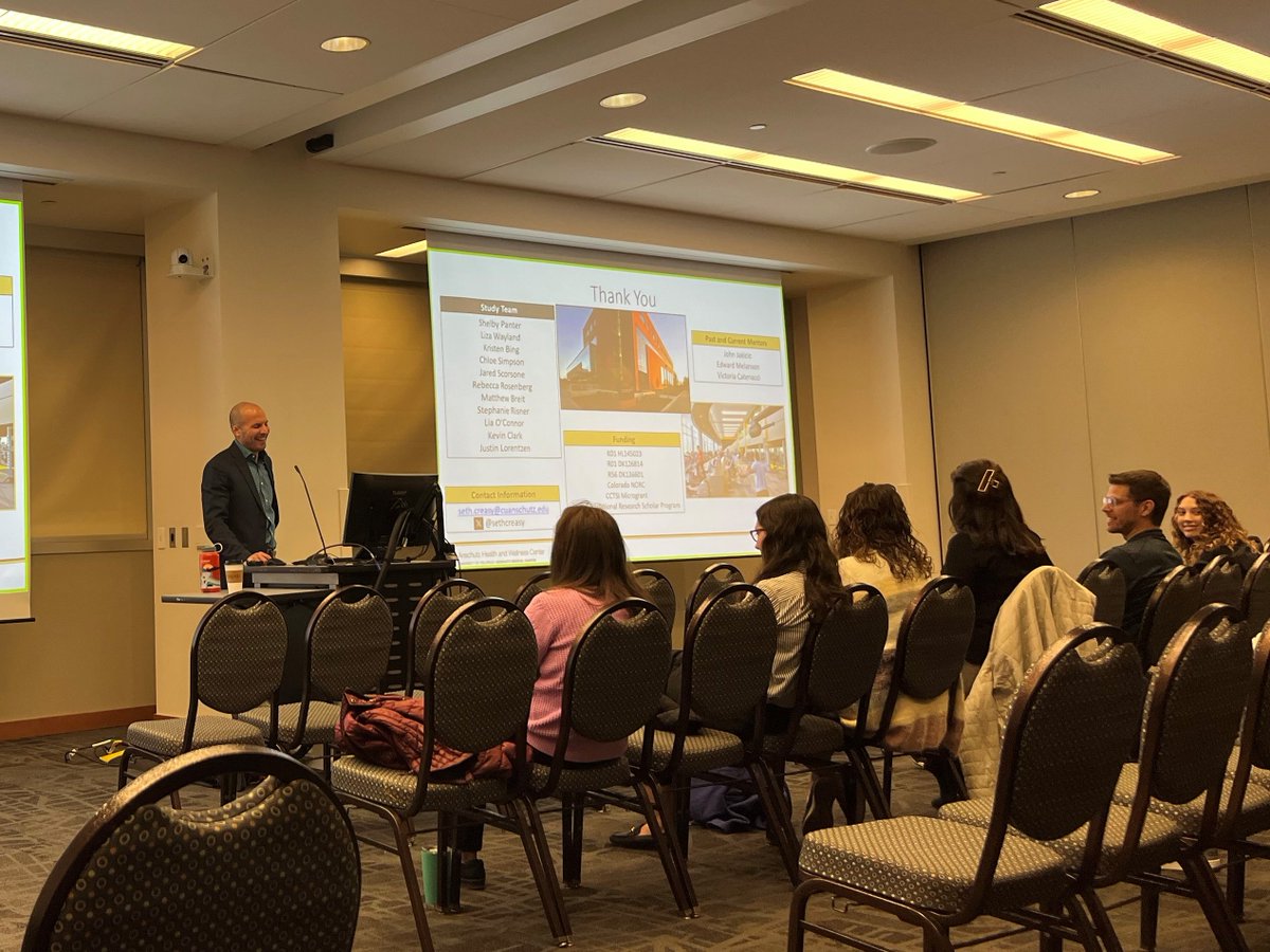 We were honored to have <a href="/sethcreasy/">Seth Creasy</a> come speak at the University this morning on his research: "Is it "Time" to Appreciate Underlying Circadian Physiology?" Thank you so much, Seth!!
