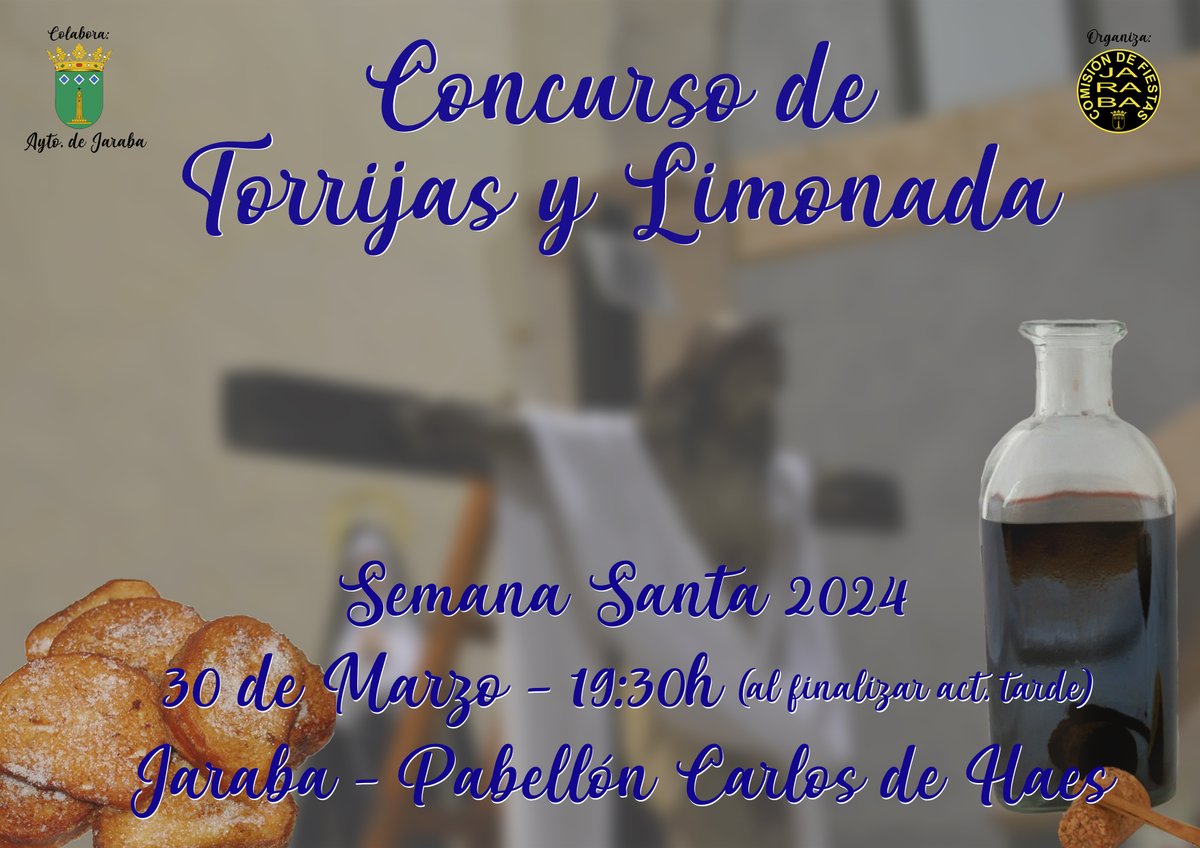 fiestasdejaraba's tweet photo. Semana Santa, ¡¡¡allá vamooos!!!🤙🤙
#semanasantajaraba24 https://t.co/ln4D6g1Thy