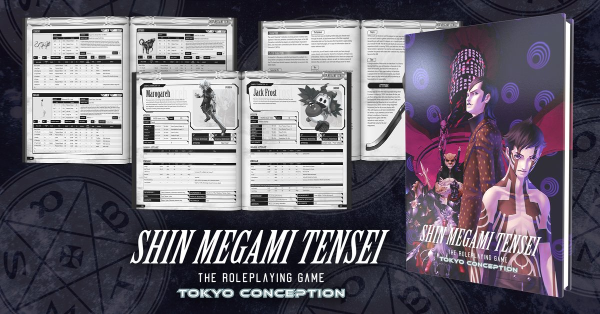 LWingPublishing's tweet photo. What demons will you encounter in the Vortex World?  😈📜🖋#LionWing #TokyoConception #SMT https://t.co/iCY9hSTTk0