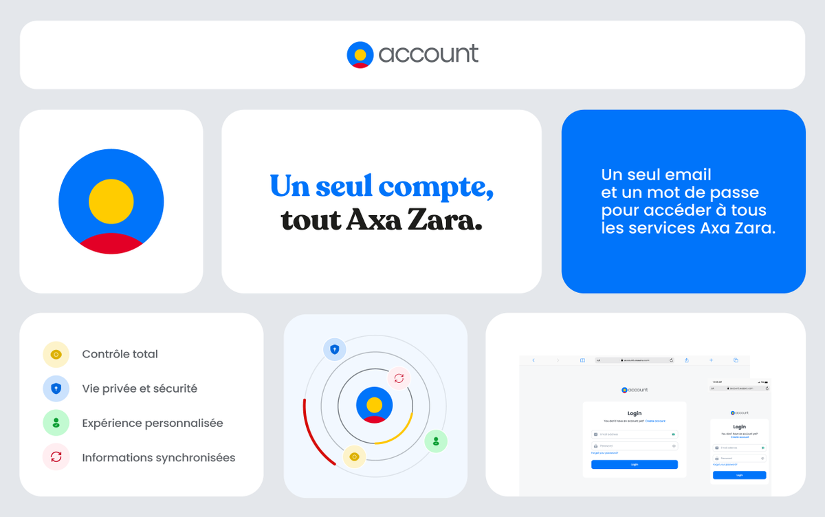 axazaraHQ's tweet photo. Un seul compte, tout Axa Zara.
Utilisez un seul compte Axa Zara où que vous vous connectiez pour accéder à l’un de nos services.
Créez votre compte aujourd’hui sur https://t.co/LuhOFR5clm
#AxaZaraEvent #AxaZaraEvent2024 #OpportunitéInfinies https://t.co/WThnWDYdhI