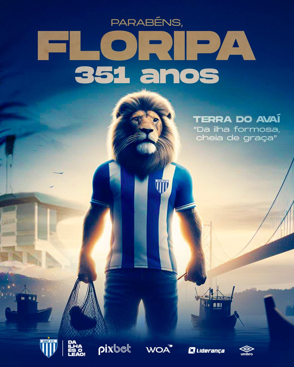 🏝️🌉 Parabéns, Floripa!
"Da ilha formosa, cheia de graça"

#Floripa351Anos