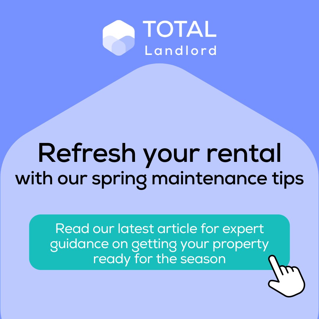 Spring is here! 🌸 Time to get your rental property in top shape for the season. From garden care to HVAC check-ups, our latest article has you covered. Read now for essential spring maintenance tips: totallandlordinsurance.co.uk/knowledge-cent… #SpringMaintenance #RentalProperty #TotalLandlord