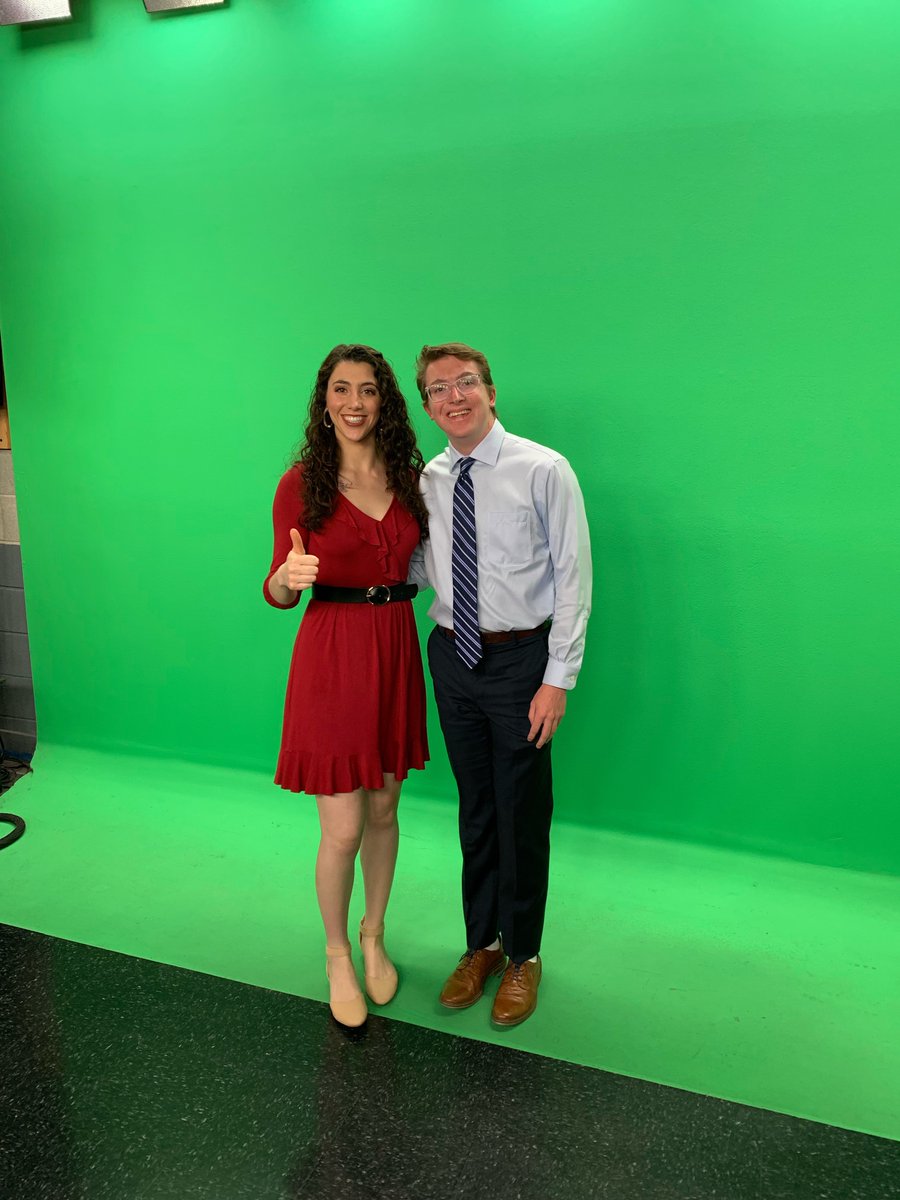 AnelloWx's tweet image. I had Jacob in-studio shadowing me today! He drove from @msstate to get here by 6am. That's dedication! He showed such promise on the green screen. He asked great questions and was so appreciative. Keep doing your thing, Jacob...you're going to be so great one day! #ShadowStudent