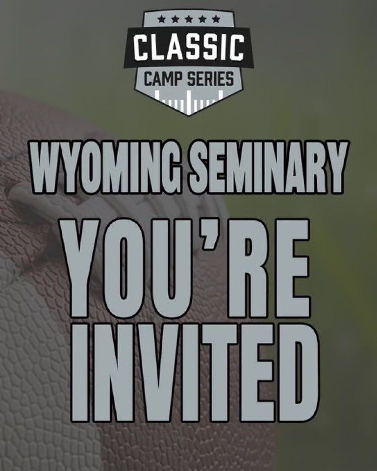 Huge thanks to @BrianHawkins4 for the camp invite looking forward to competing this may @CoachKevinBurke @WyoSemFootball