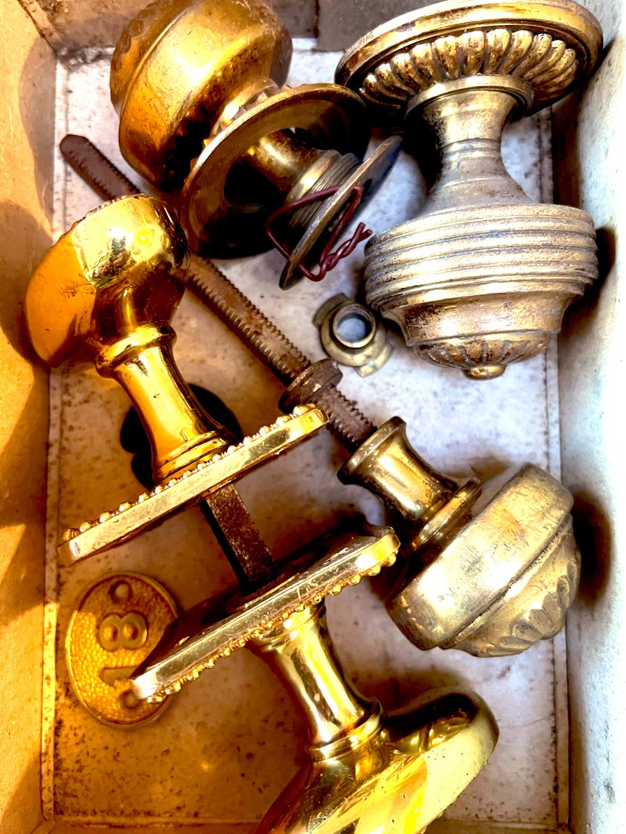 CatoCrane's tweet image. Coming Soon for Purist #Interior Renovator/#Decorators at Cato Crane - Large Quantity of Old Original High Quality UNUSED  #Brass Door &amp;amp; Window #Furniture etc #Rare Opportunity ! Dry-stored for 70 Years ! @shrewsmorris @heswallmagazine @homes_antiques @designerpages @thesalroom