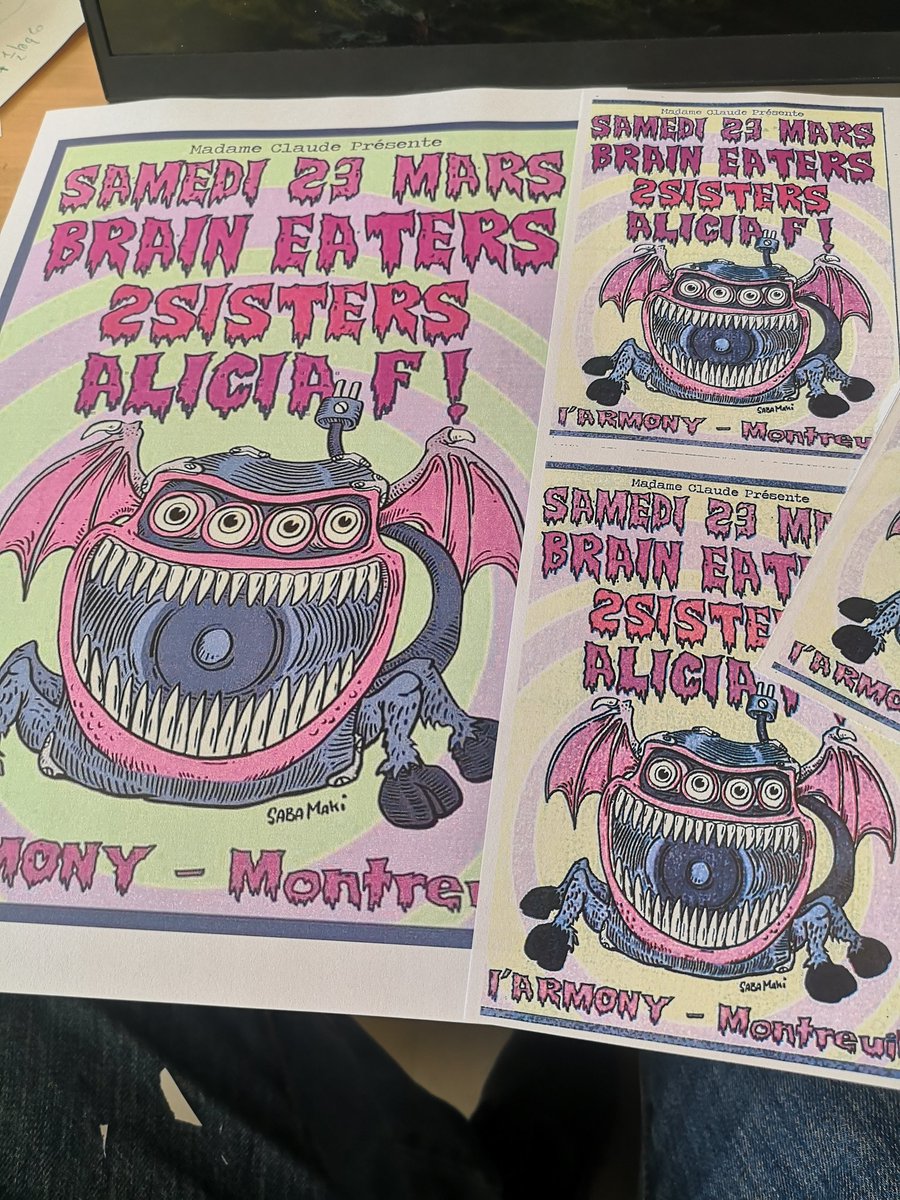 nico2sisters's tweet photo. Punk rock garage night fever
Samedi 23 mars à l'armony à montreuil
Avec les Brain Eaters , les 2Sisters , Alicia Fiorucci

https://t.co/3H36JfEEbe

#livemusic , #liveconcert
#concert, #toutlemonde, #keeprocking,#punktour, #concert, #followers, #rockTour, 
#toutlemonde https://t.co/KNFnBCQL4W