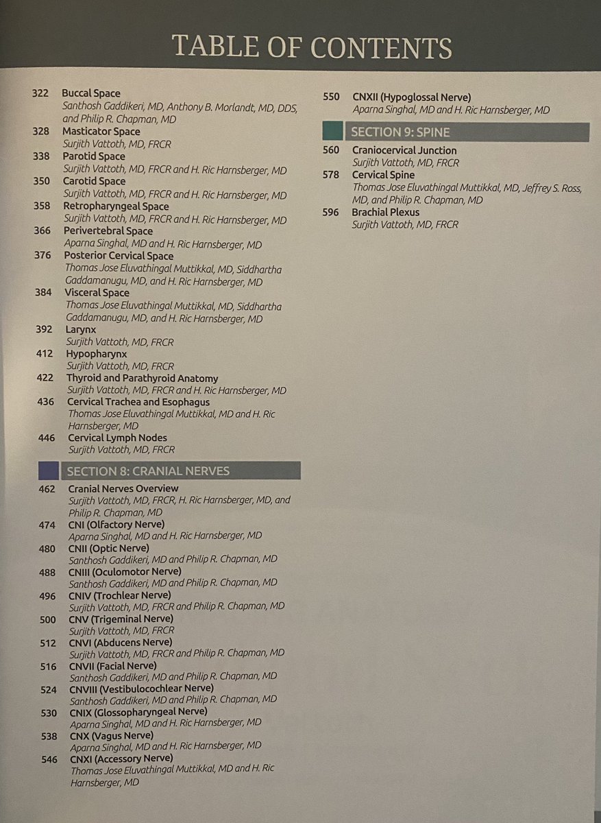 drSurjthVattoth's tweet image. Our new book is out 🎉🎊🤩
Excited to be the lead author of IA H&N 2nd edition. Indebted to my mentor @PhilipRChapman1 who led the prior edition and entrusted me with many chapters in that edition. Proudly continuing the legacy of Ric Harnsberger’s original Imaging Anatomy work🤩