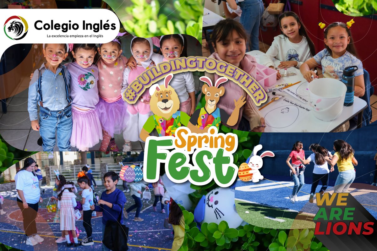 Colingles's tweet photo. #EnglishFamily!! Today we had our spring fest and as part of the activities we had a lot of fun at the egg hunt!!

#WeAreLions 🦁 #KeepRoaring #Knotion #ADS #Apple https://t.co/5FAn9fppPN