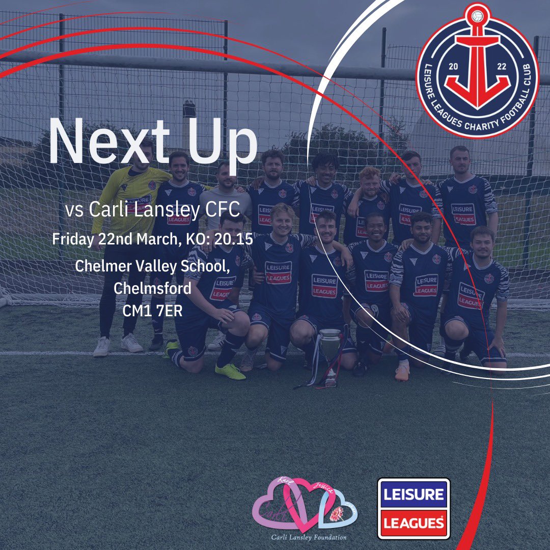 Leisure Leagues Charity Football Club 💙❤️ tweet media