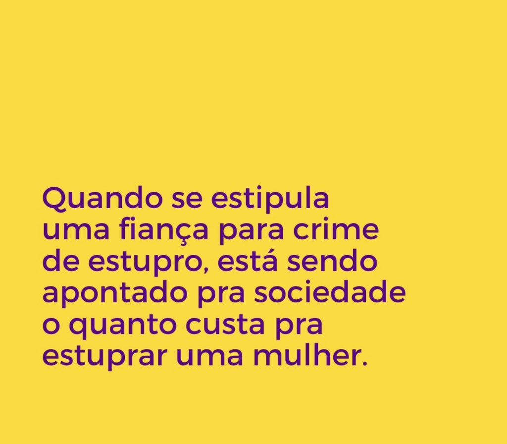 juliette's tweet photo. Sabiam que no Brasil o crime de estupro é hediondo e inafiançável? Isso quer dizer que não há preço ou valor que repare.
Isso parece óbvio, não é?! Difícil imaginar que há quem pense o contrário. https://t.co/7IZJcloGhV