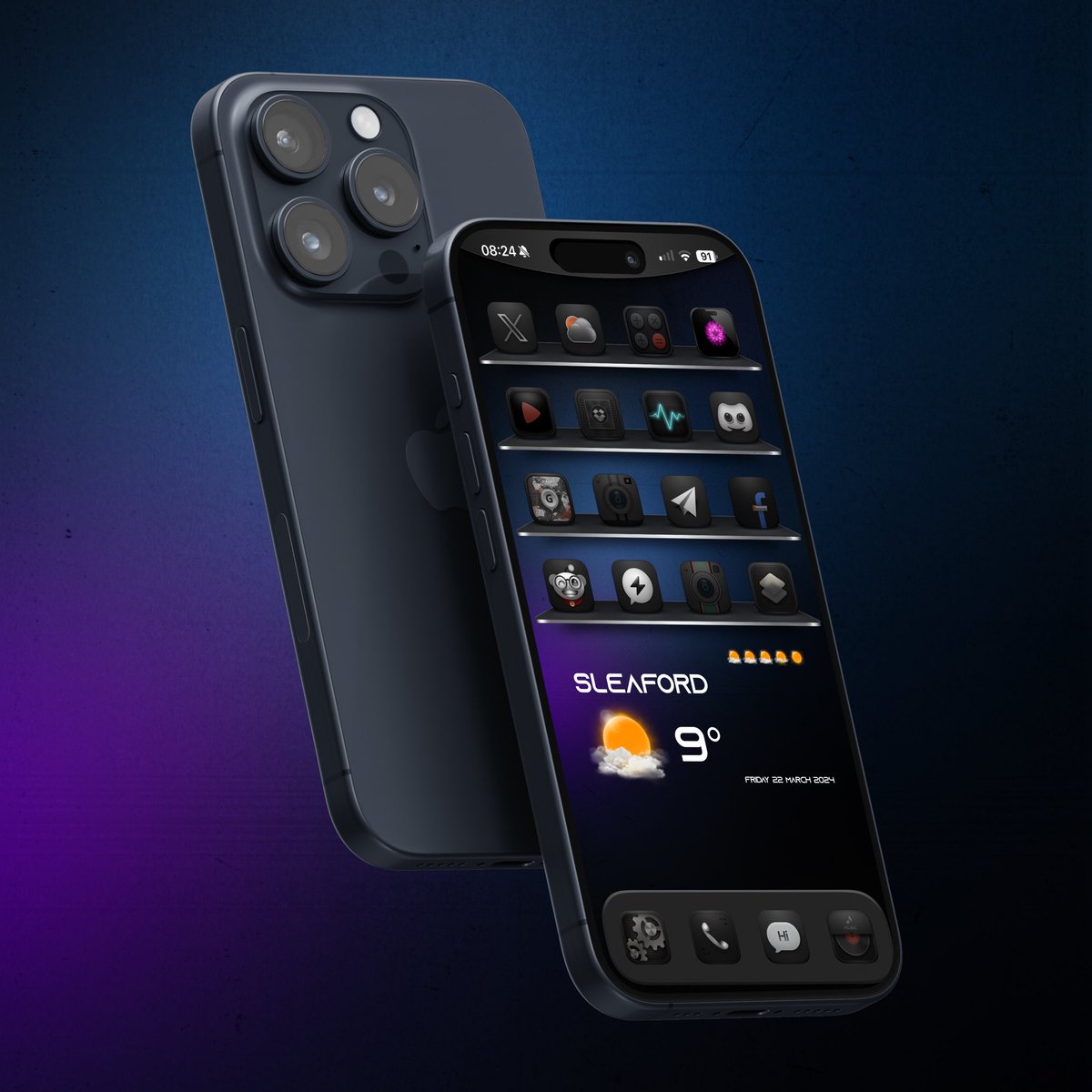 UtdAll's tweet photo. Happy weekend 😍

Icons @coburn67_94 
AE @bulldog5278 
Wall &amp; Template @SeanKly 
Widgy @Zooropalg 

#iOS17 #nojailbreak #Widgy #M♥️ https://t.co/HGDba093M9
