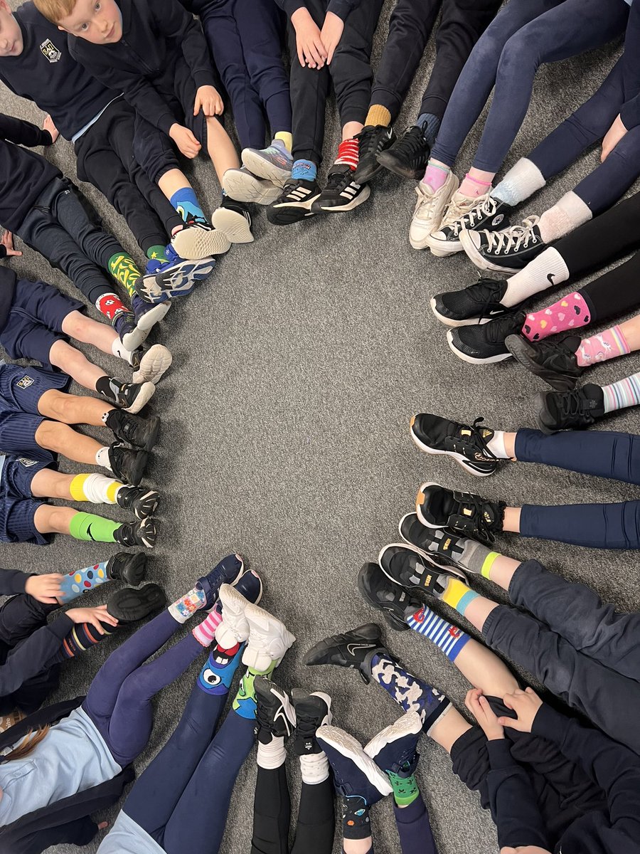 #WorldDownSyndromeDay2024 🧦🌍🤍 <a href="/saintninians/">St Ninian's Primary</a>