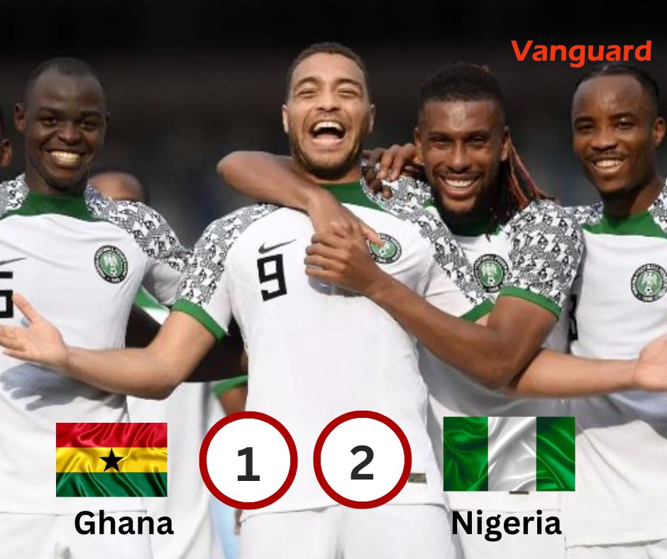 Lookman, Dessers on target as Nigeria defeat Ghana 2-1 in friendly
#NGAGHA #Nwabali #Internationalfriendly