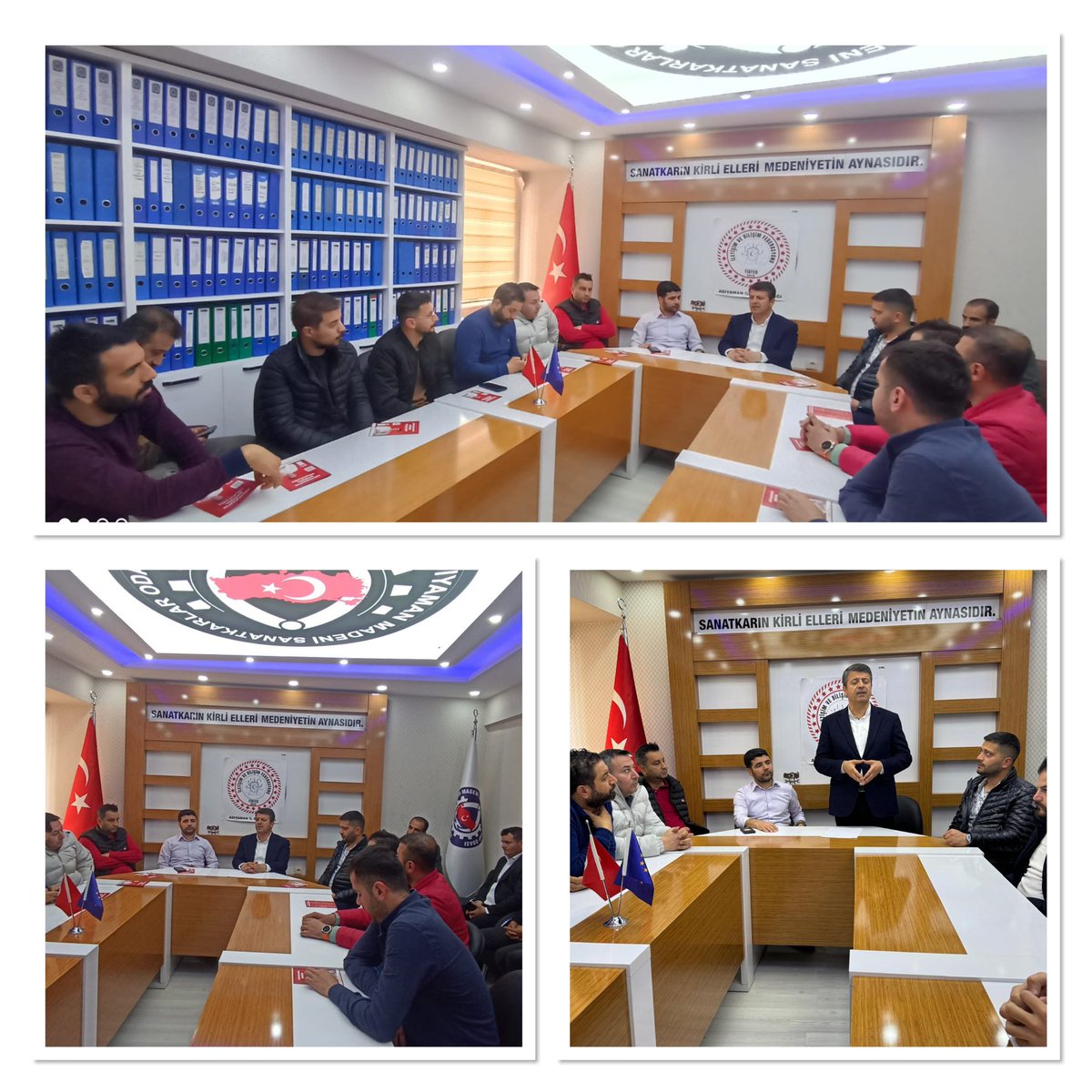 Ramazan02Atli's tweet photo. İLETİŞİM VE BİLİŞİM FEDERASYONU Adıyaman il Başkanlığımızı ziyaret eden ve sorunlarımızı dinleyen CHP Adıyaman Belediye Başkan Adayı milletvekili @avtutdere ve yönetimine bu anlamlı ziyaretlerinden dolayı teşekkür ediyorum.#CHP #adıyaman #tibfed @herkesicinCHP https://t.co/yTjHvptGei