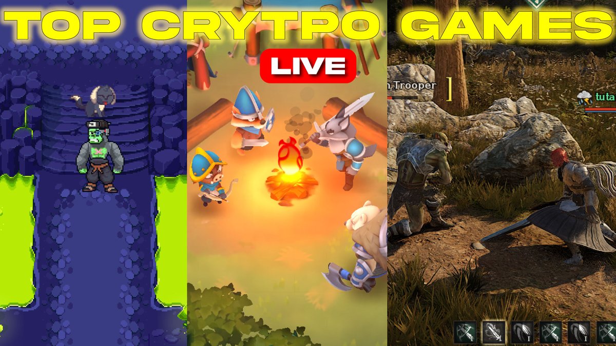 cagyjan1's tweet photo. Top crypto games!

10 $PIXEL giveaway: Like, tag a friend, retweet, follow me.

Join live - https://t.co/LOb6EAorVE