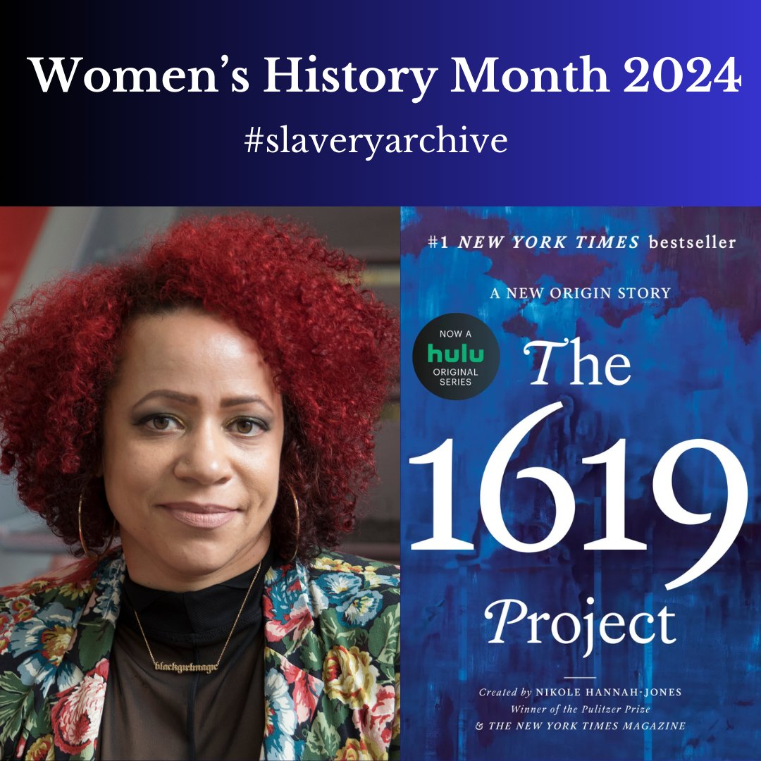 It's #WomensHistoryMonth and you don't need me to be introduced to @nhannahjones who made her path from history to journalism and from the @nytimes to @HowardU, never met her in person, like many of you, but through her work many more are reading #slaveryarchive historians