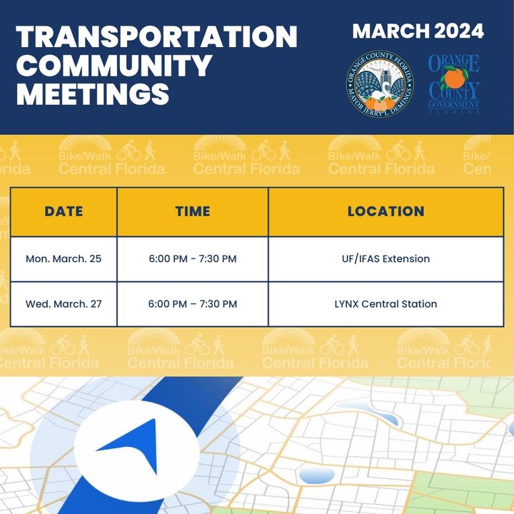 bikewalkcfl's tweet photo. Your voice is crucial in shaping our transportation system - make sure to attend and make a difference! https://t.co/LF6Ohh13qe