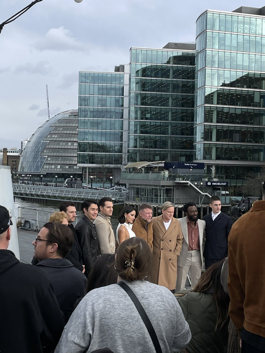 What a fantastic afternoon hosting the cast of @MinistryWarfare aboard HMS Belfast today and huge 👏🏻👏🏻 to our wonderful events filming team #ministryofungentlemanlywarfare #hmsbelfast