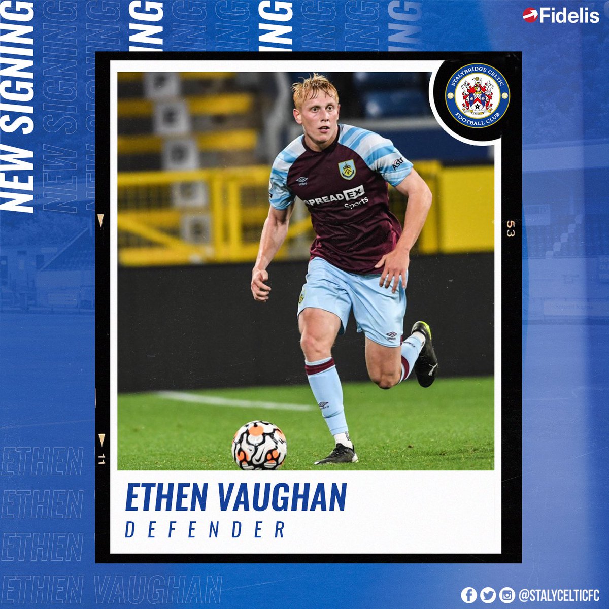 Stalybridge Celtic is pleased to confirm the signing of defender Ethen Vaughan on loan from Bootle! ✍️

➡️ stalycelticfc.link/EthenVaughan