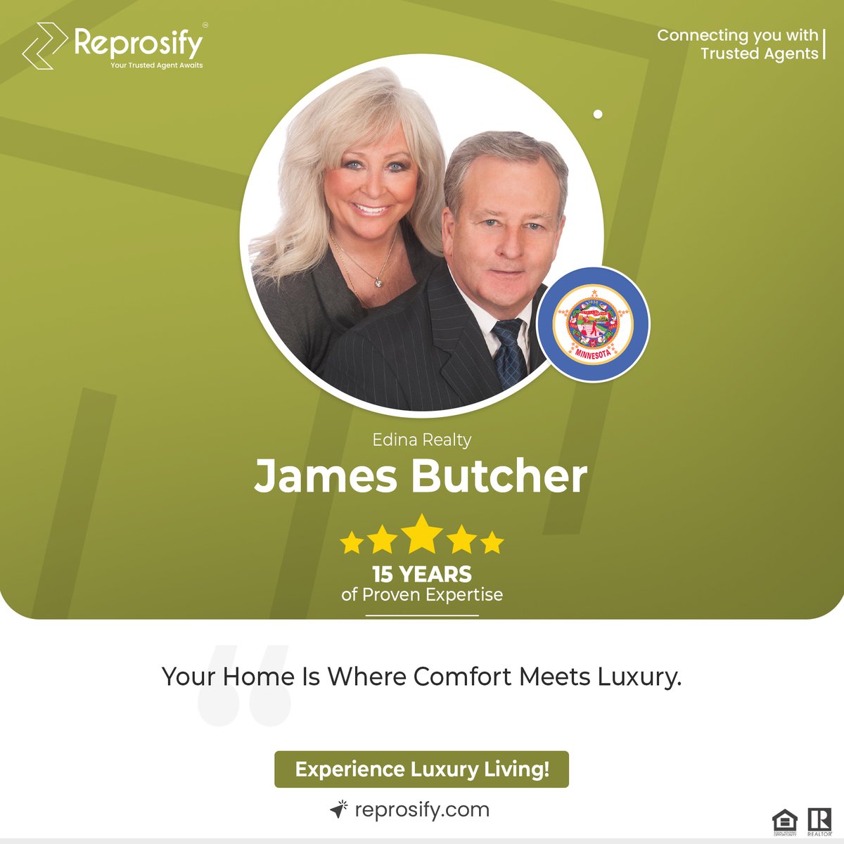 agentsreprosify's tweet image. Partner with James Butcher in Minesota for a smooth transition to your dream residence.

#Reprosify #AgentsReprosify #EdinaRealty #Jamesbutcher #realestate #realtor #Broker #realtorlife #realestatemarketing #realestateleads #Minesotarealestate #Lakevillerealestate