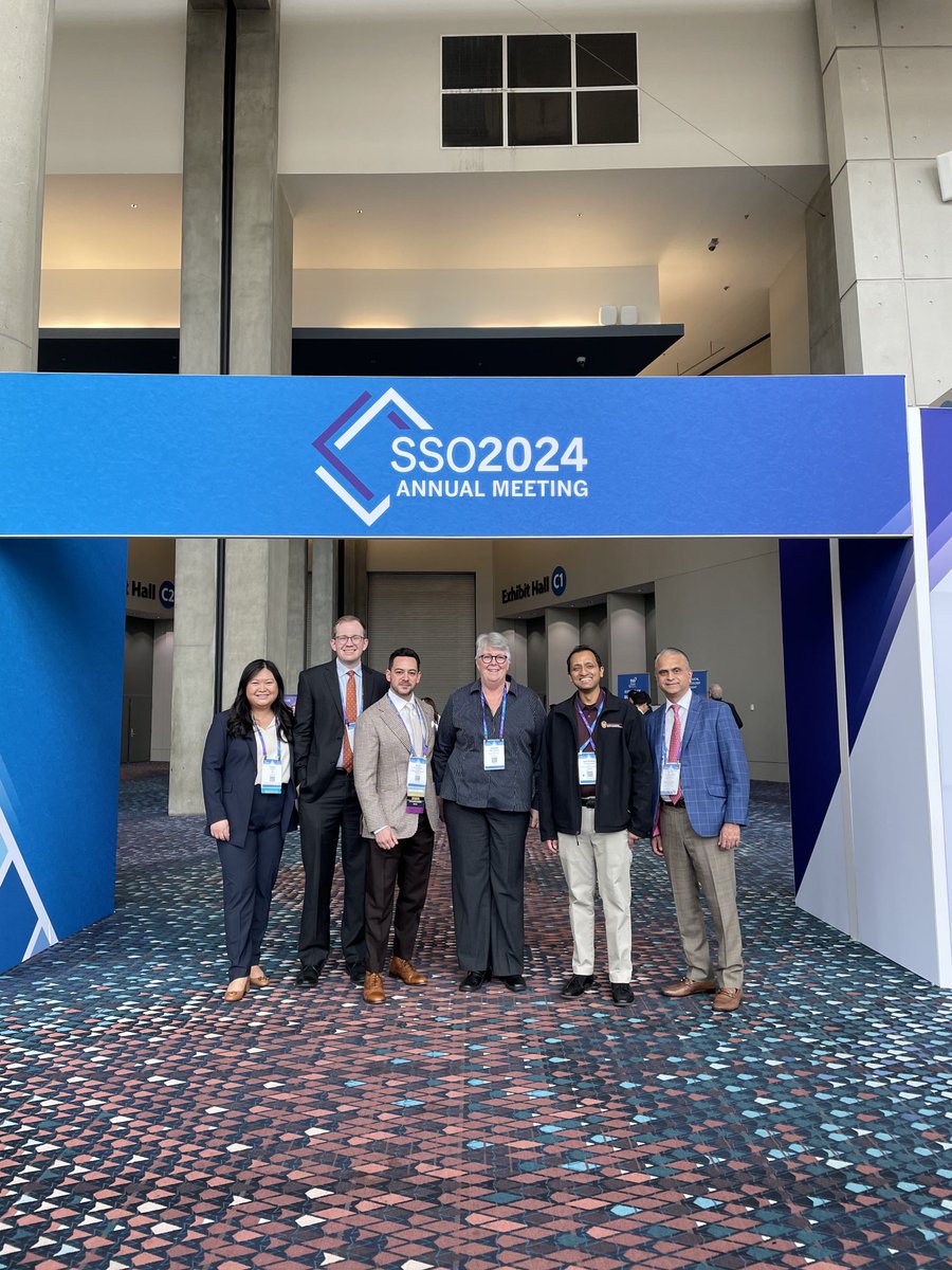 A few of the members of the ⁦@AnnSurgOncol⁩ Social Media Committee who have been live tweeting at the ⁦@SocSurgOnc⁩ #SSO2024 meeting. ⁦@McMastersKelly⁩