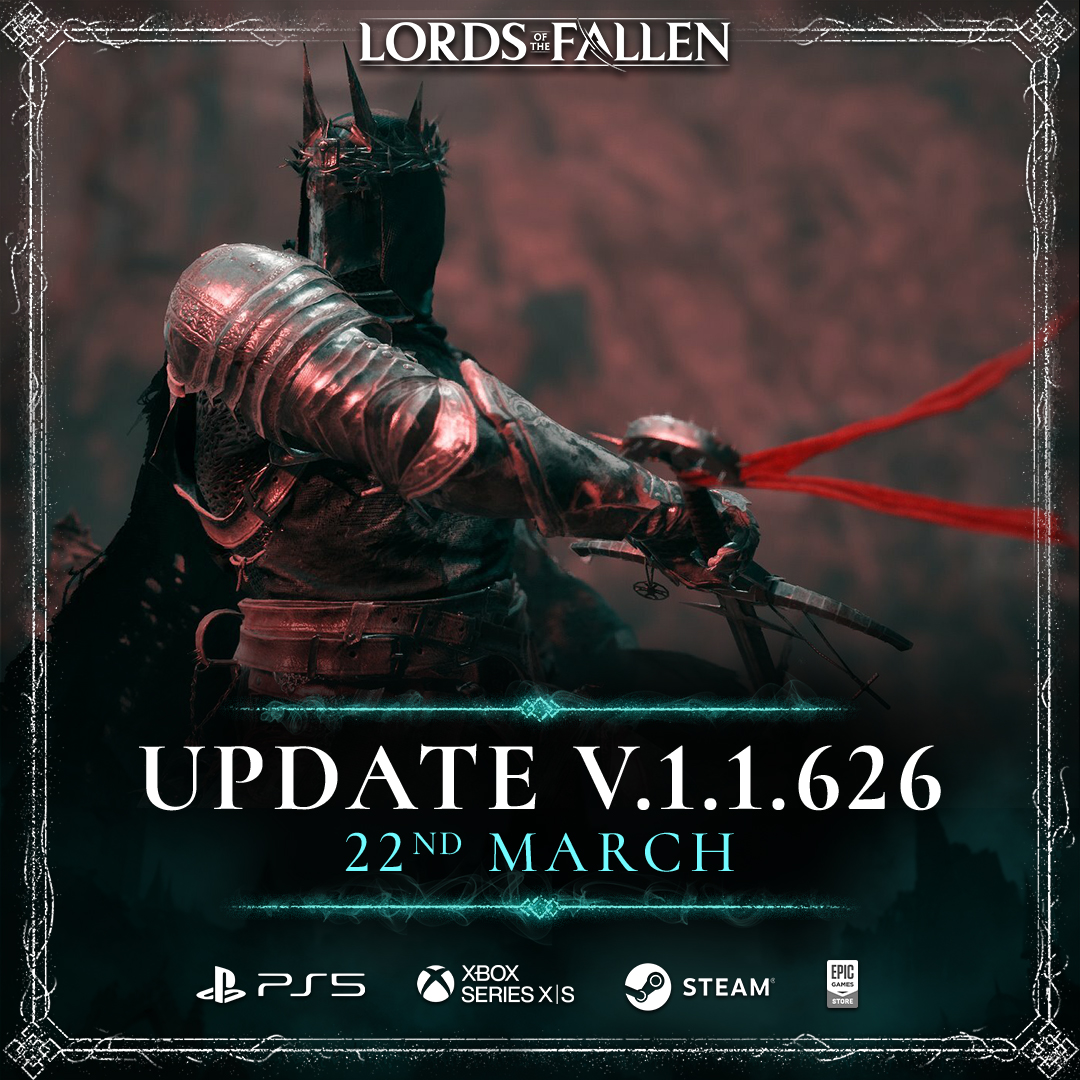 lotfgame's tweet photo. Update v.1.1.626 is now live on PC &amp; PS5 - Xbox Series X|S soon to follow. Featuring a whole host of optimisations, enhancements, and tweaks.

Read the full update here: https://t.co/a6aFKN3XiH https://t.co/zYext4J2Pe