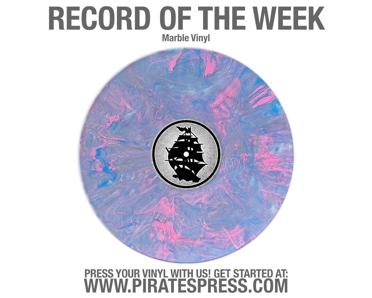 Check out our <a href="/PiratesPressMFG/">Pirates Press MFG</a> Record of the Week! This week's record features "Sweet Tart" deluxe Marble vinyl!

Contact a PP rep: piratespress.com/contact/
ROTW blog: piratespress.com/blog
Newsletter: bit.ly/2XreQng