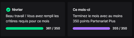 Quand je vois ça, je me dis que j'aurai tellement pu tenter ma chance avant. Vous êtes trop trop insane, je n'ai pas les mots 🥹

On atteint le 70/30 du contrat actuel, je trouve ça FOU

Je m'étais toujours dit que peu de personnes allaient se sub hors prime/gift. J'ai toujours