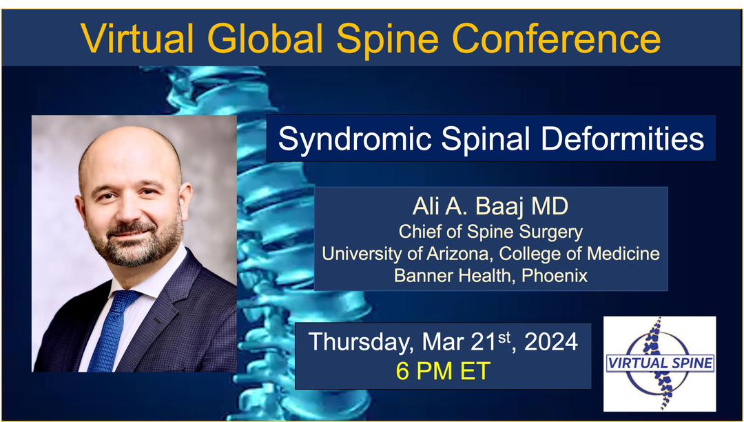 Our latest session with Dr. @AliBaajMD, delving into complex syndromic spinal deformity cases, is now on our #YouTube channel! youtu.be/ulYV55xm4Po?si… #Neurosurgery #neurotwitter #orthopaedic #orthotwitter #spine #deformity #peds #scoliosis