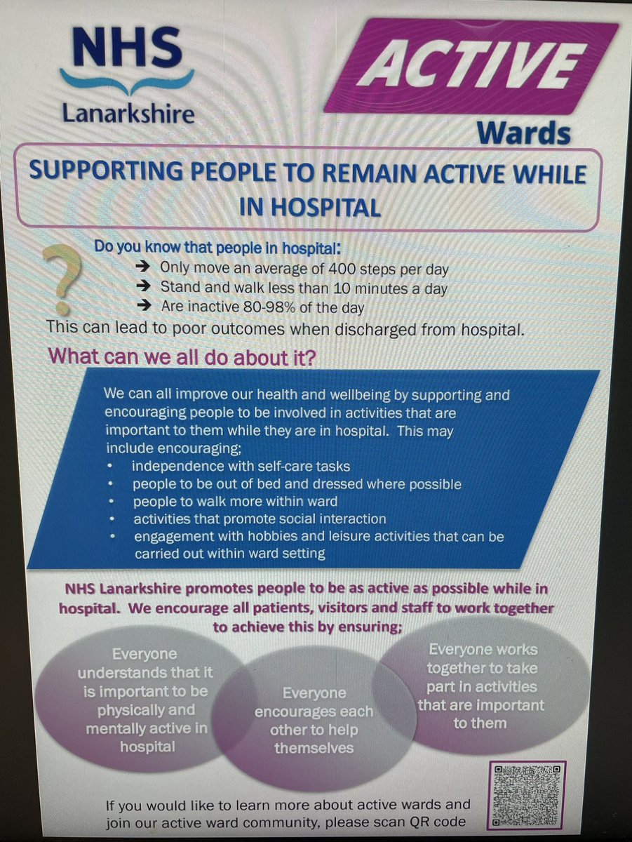 Laura Walker (@laurawalk1986) on Twitter photo 🌟 NHSL staff <a href="/NHSLanarkshire/">NHS Lanarkshire</a> 🌟 Heard of ACTIVE WARDS, but not sure what it is or how to get involved? Take a look at today’s staff briefing! We can all improve the health and wellbeing of our patients by encouraging meaningful activities whilst in hospital. 🌟 NHSL staff <a href="/NHSLanarkshire/">NHS Lanarkshire</a> 🌟 Heard of ACTIVE WARDS, but not sure what it is or how to get involved? Take a look at today’s staff briefing! We can all improve the health and wellbeing of our patients by encouraging meaningful activities whilst in hospital.