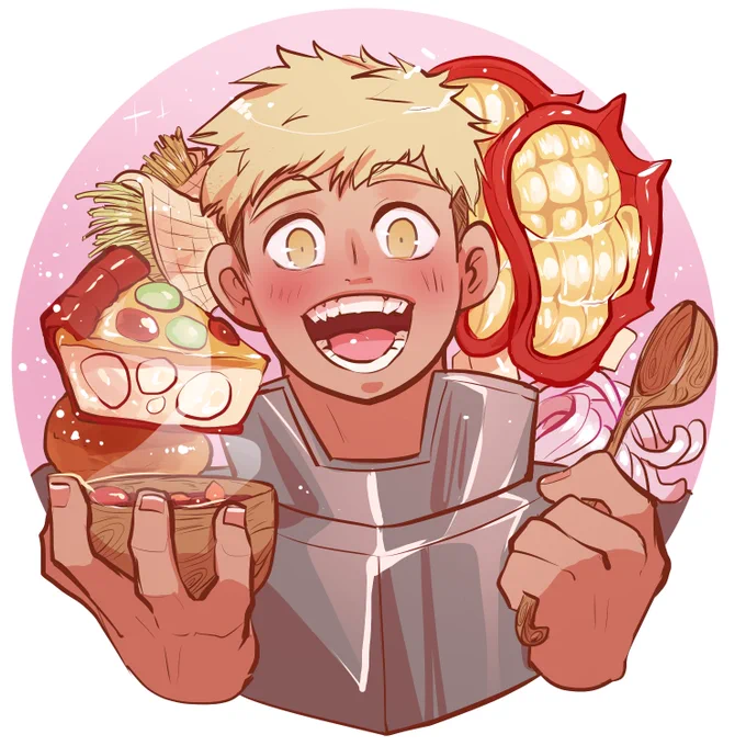 Double-Sided Laios Charm ! I have a crush on Laios, bone apple teeth! 