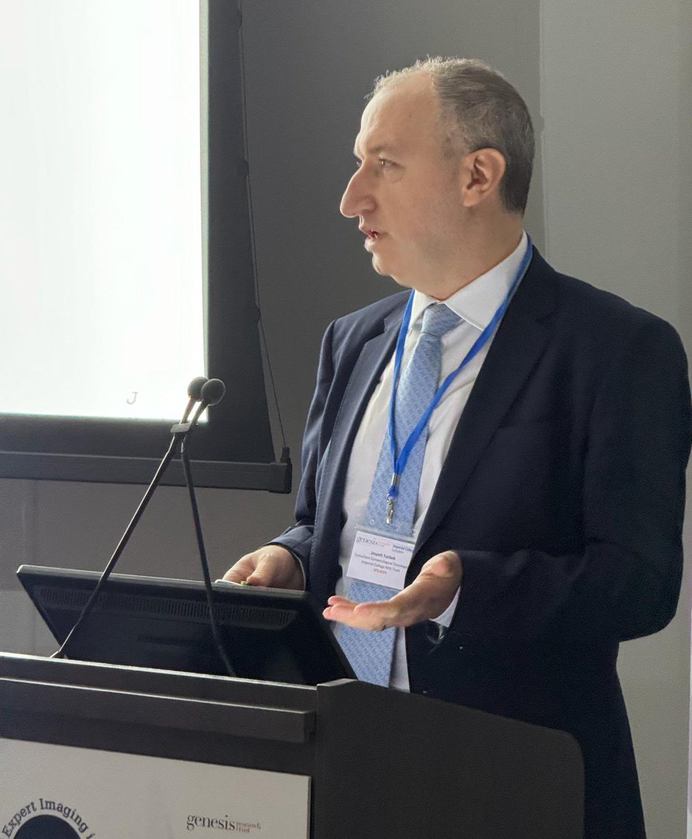 Mr Jospeh Yazbek, Consultant Gynaecological Oncologist, Imperial College #NHS Trust hosting a focused presentation on the importance of using #ultrasound guidance for #gynaecological procedures #MedTwitter #expertimaging #EIOG24