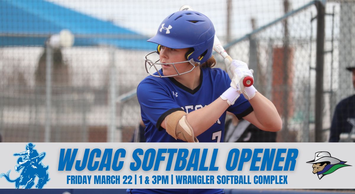 🥎WJCAC Opener🥎
<a href="/WranglerSB/">Odessa College Softball</a> 🆚 Western TX
⏰1:00 &amp; 3:00pm
🏟️Wrangler Softball Complex
🎥💻📱portal.stretchinternet.com/odessacollege/
#OCWranglers #WranglerNation #NJCAASoftball