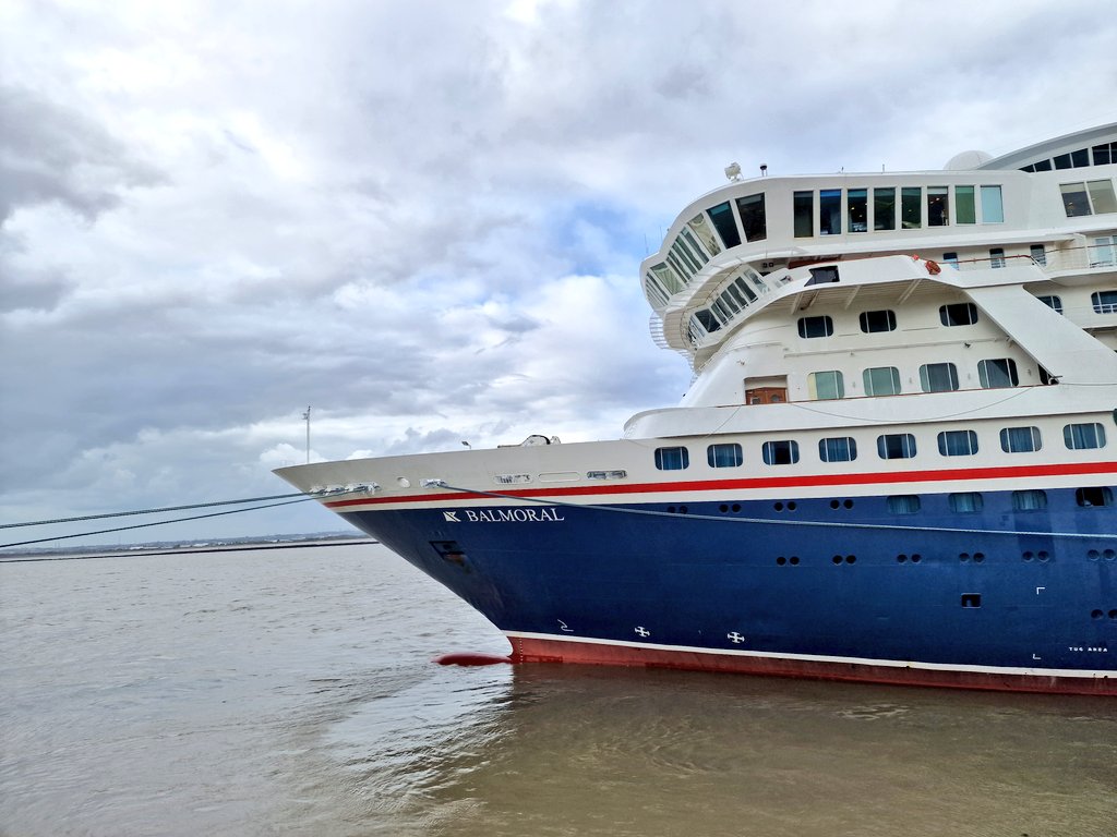 #ad Fred Olsen's beautiful Balmoral docked in Honfleur during our cruise in September 2022 🛳⚓️🚢

#fredolsen #fredolsencruiselines #Balmoral