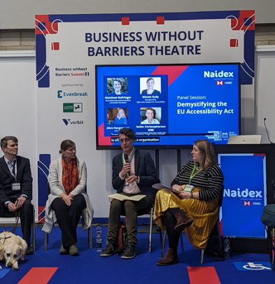 Great to participate in the Business without Barriers Summit @NaidexShow (National Accessibility Inclusion & Disability Expo) 2024 @NEC A great lineup of talks discussing workplace inclusion, digital accessibility and the value disabled people can bring to companies #Naidex