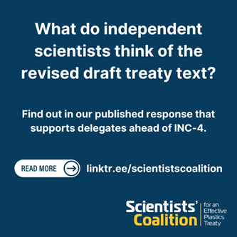 💡 Our scientists have carefully read through the revised draft text ahead of the INC-4 meeting in Ottawa.
☝️ Putting our collective expertise together, we developed a response that provides science-based input for negotiators.
➡️ Read our response: ikhapp.org/wp-content/upl…