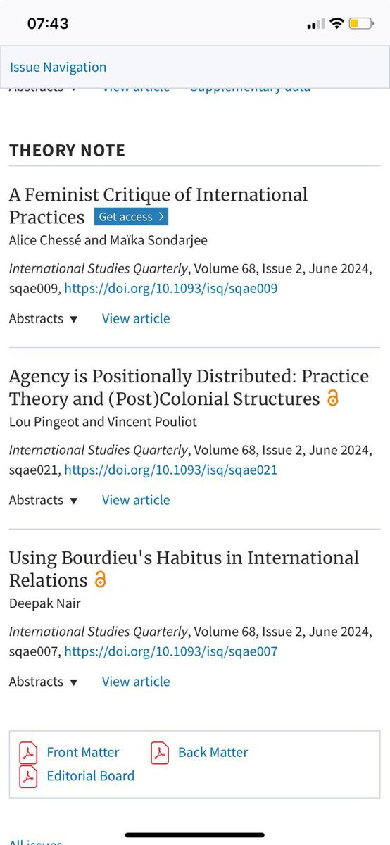 What a stellar group of people to be paired with in the latest issue of @ISQ_Jrnl !! @alicechesse @lou_pingeot @DeepakNair01