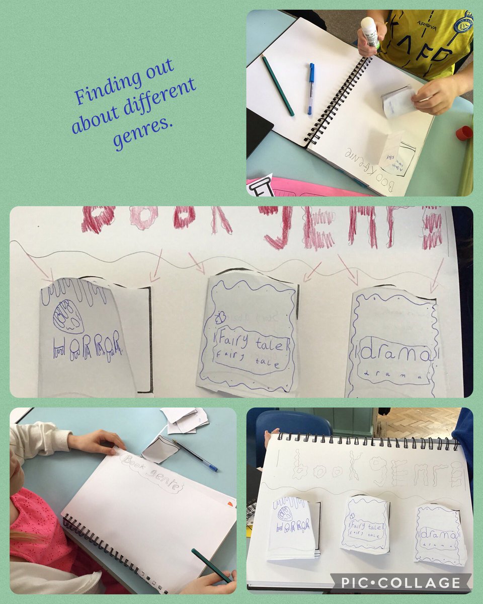 Holtonprimary's tweet photo. Year 4 have had a fabulous day, working on illustrations, researching genres and feeding back. Maybe a visit to the library would be a great idea this holiday? 📚📙
#HPSYr4 #HPSLanguage https://t.co/DYPeuOB7v9