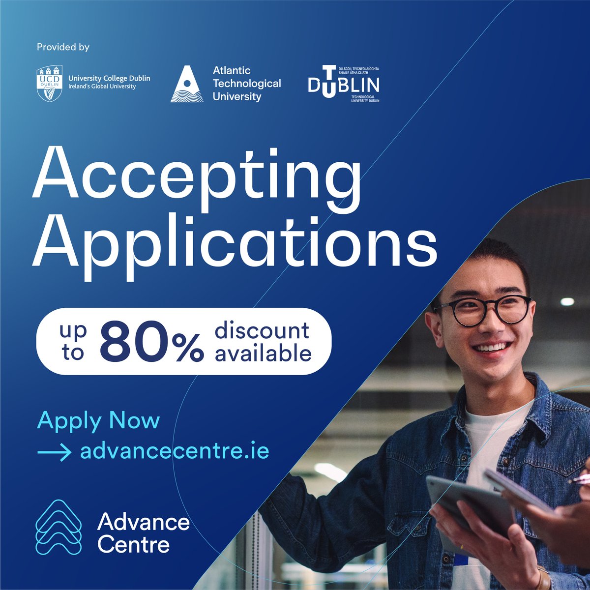 Don't miss a great opportunity to avail of up to an 80% discount with the #HCIPillar3 #MicroCredsIE Advance Centre learner fee subsidy on a wide range of courses, apply now at bit.ly/4aonMxd